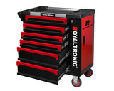 Werkstattwagen RT6X6 Royaltronic 6 Schubladen mit Werkzeug befüllt